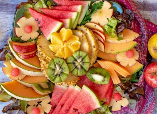 Fresh healthy fruit all-inclusive meals