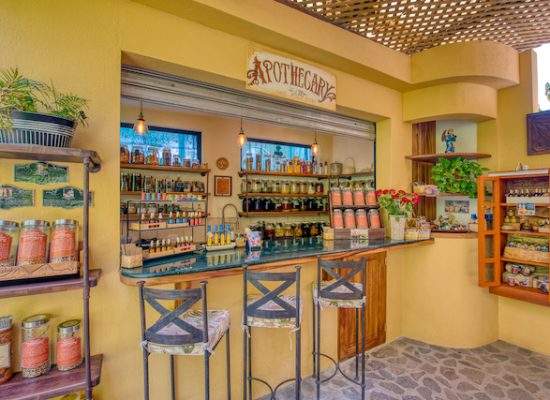 apothecary at villa sumaya school of yoga